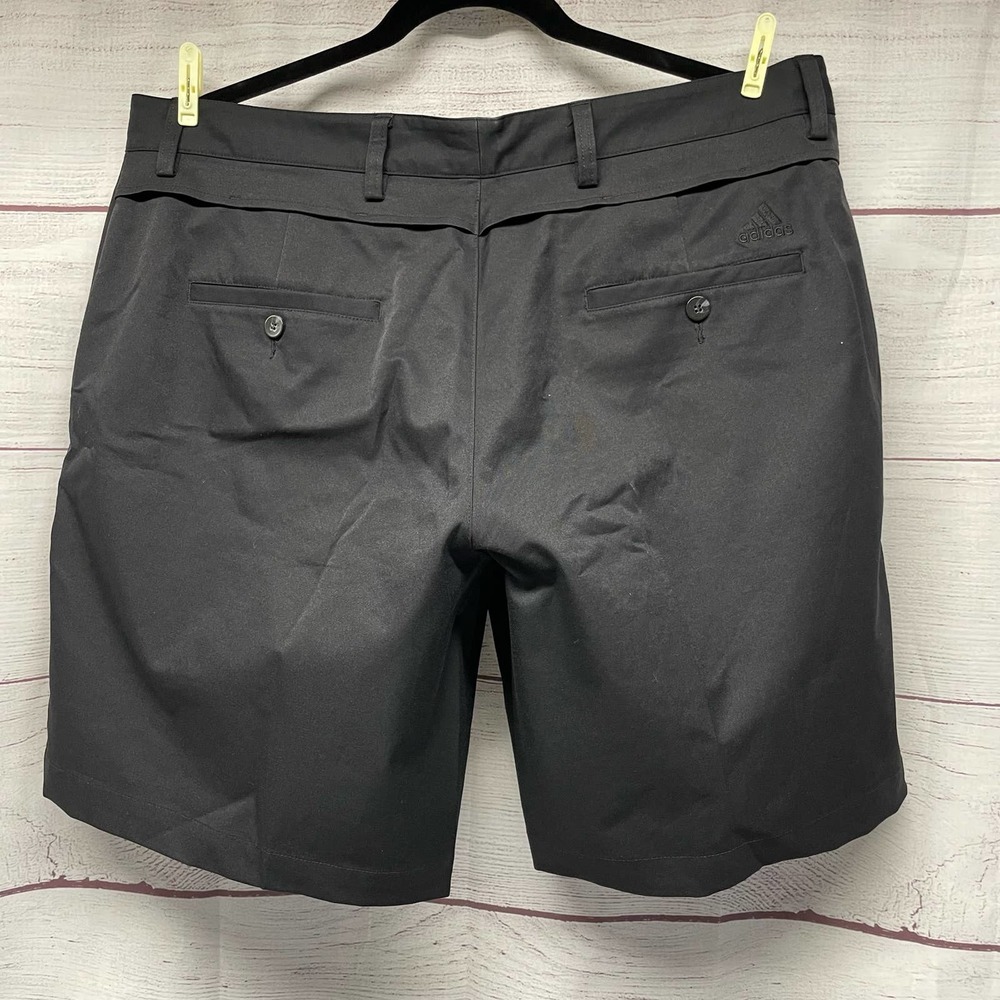 Adidas ClimaCool Black Flat Front Shorts Size 36 - Picture 5 of 8